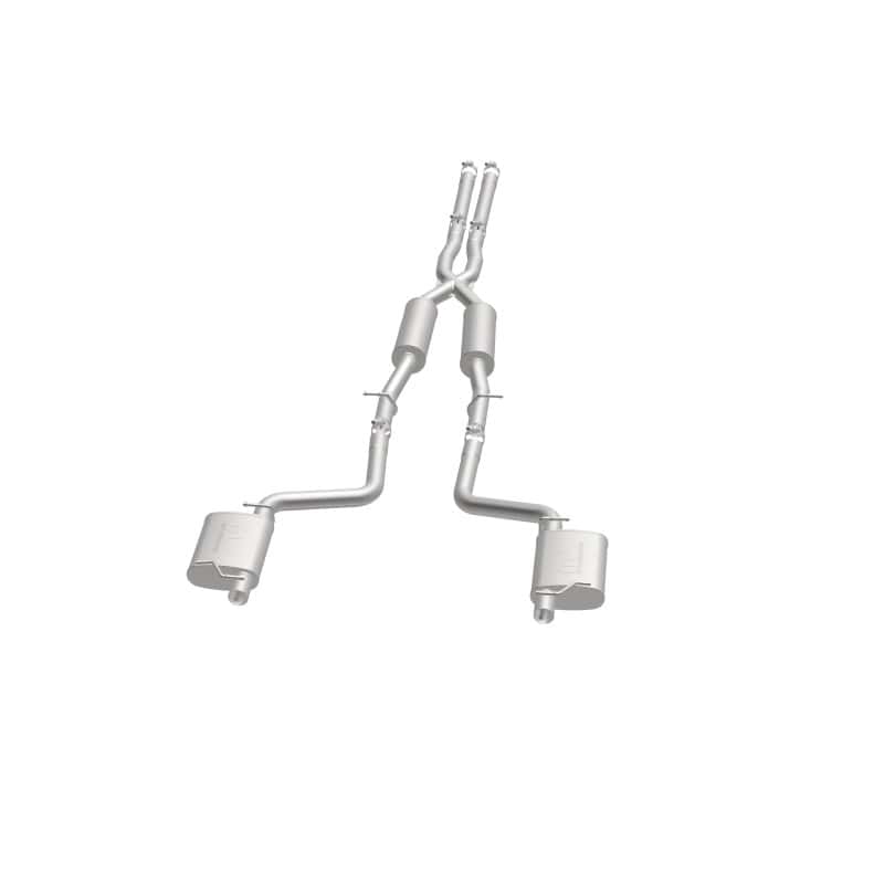 Magnaflow — MagnaFlow Cat-Back SS 2.5in Dual Split Rear Exit (OEM Tips) 15-16 Dodge/Chrysler Charger/300 5.7L V8
Cat-Back - view 22