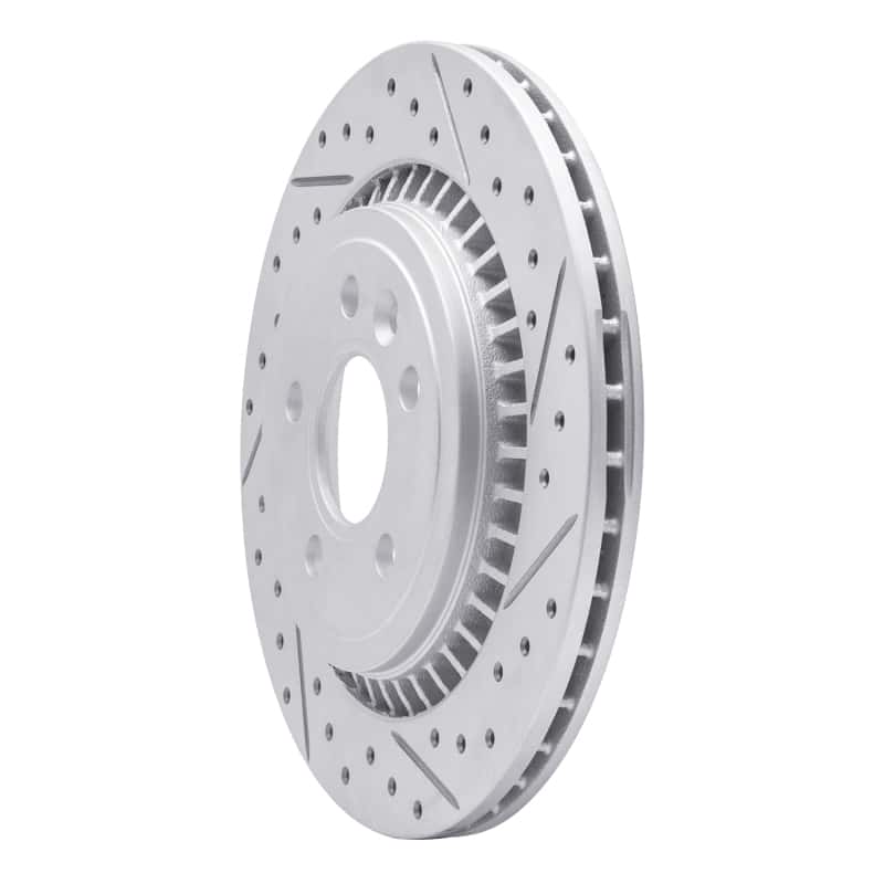 R1 Concepts — R1 07-18 Volvo S80 Rear Right Drilled & Slotted Geo-Carbon Rotor - view 2
