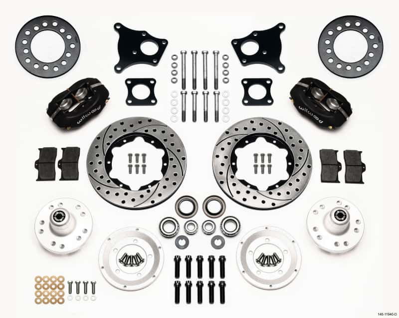 Wilwood — Wilwood Forged Dynalite Front Kit 11.00in Drilled AMC 71-76 OE Disc w/o Bendix Brakes
BRAKE KIT - view 2