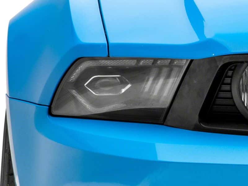 Raxiom — Raxiom 10-12 Ford Mustang w/ Factory Halogen LED Projector Headlights- Blk Housing (Clear Lens)
Headlights - view 10