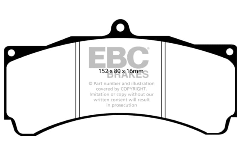 EBC — EBC Brakes Redstuff Ceramic Brake Pads - view 1