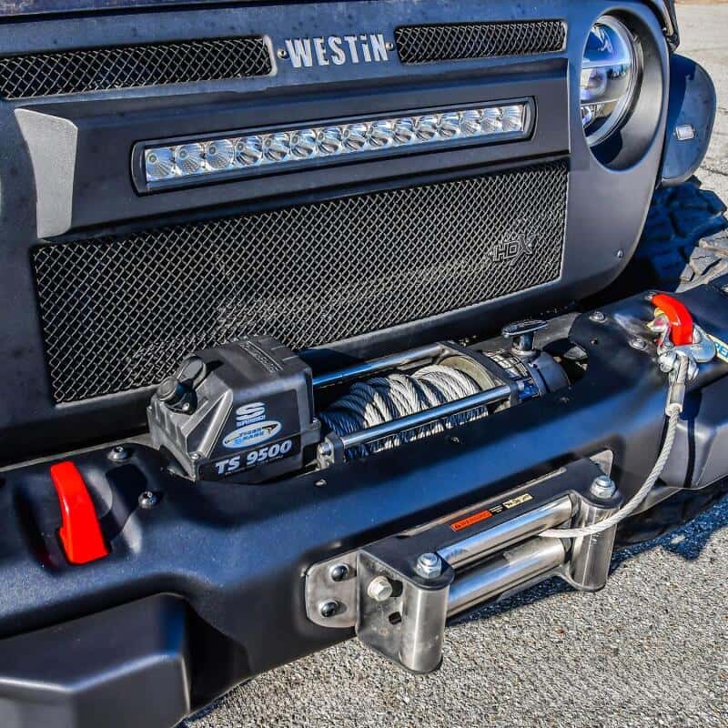 Westin — Westin 2018-2021 Jeep JL Wrangler (2dr/4dr) WJ2 Winch Tray - Black
Winch Mount Plate - view 5