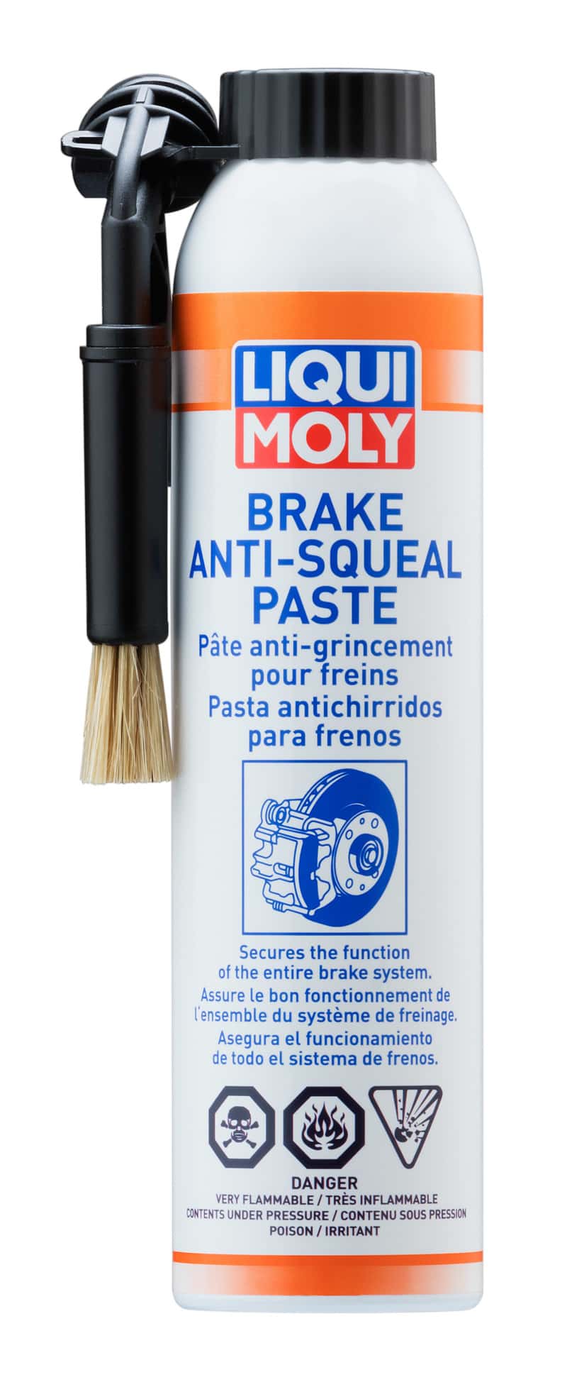 LIQUI MOLY — LIQUI MOLY 200mL Brake Anti-Squeal Paste (Can w/Brush) (Aerosol)
Grease - view 1