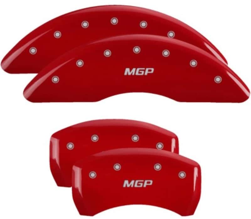 MGP — MGP 4 Caliper Covers Engraved Front & Rear MGP Red Finish Silver Char 2019 Mercedes-Benz GLE43 AMG
Caliper Covers - view 1