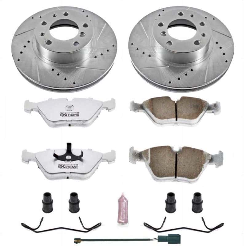 PowerStop — Power Stop 94-95 BMW 540i Front Z26 Street Warrior Brake Kit - view 1