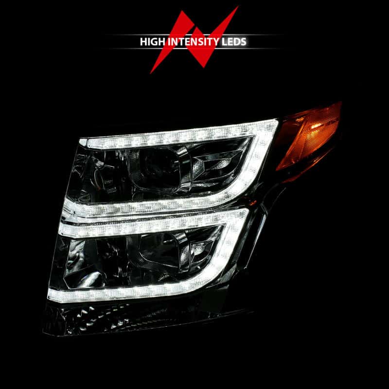 ANZO — ANZO 2015-2020 Chevy Tahoe Projector Headlights Plank Style Chrome w/DRL
Head Light Set
HdLtSet - view 12