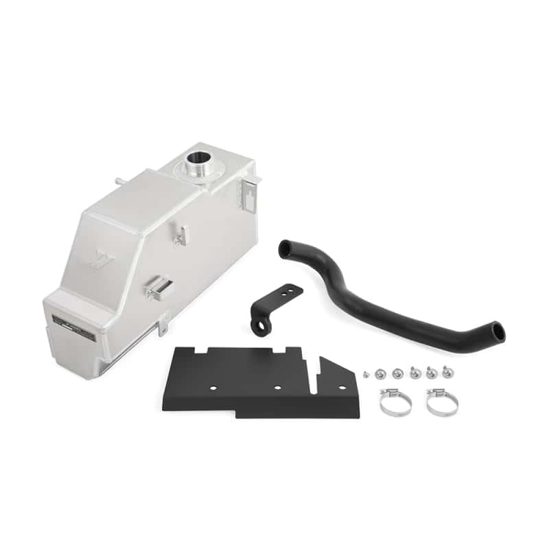 Mishimoto — Mishimoto 11-19 Ford 6.7L Powerstroke Aluminum Degas Tank - Natural
Coolant Reservoir - view 2