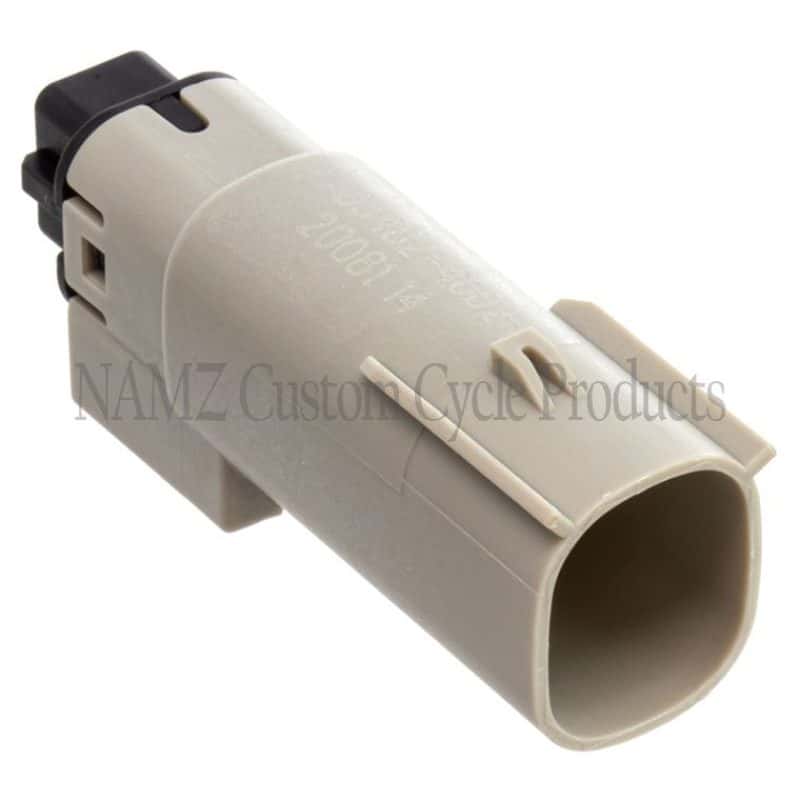 NAMZ — NAMZ 07-23 V-Twin Molex MX-150 4-Position Male Connector - Gray (HD 72415-07GY) - view 1