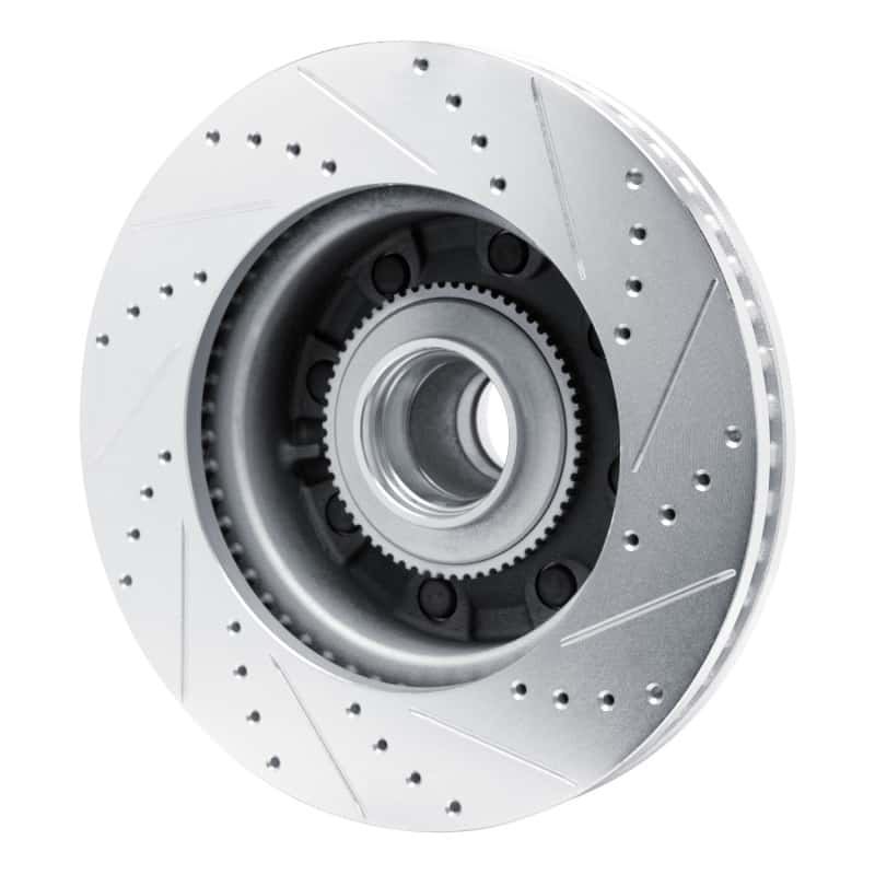 R1 Concepts — R1 08-25 Ford E-150 Front Left Drilled & Slotted Silver Brake Rotor
R1 Brake Rotor Drill - view 4
