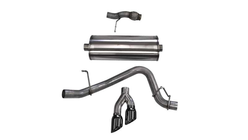CORSA Performance — Corsa 2015-2020 Chevy Tahoe/GMC Yukon Cat-Back Exhaust Sport 3in Single Side Twin Black 4in Tips
Exhaust - view 1