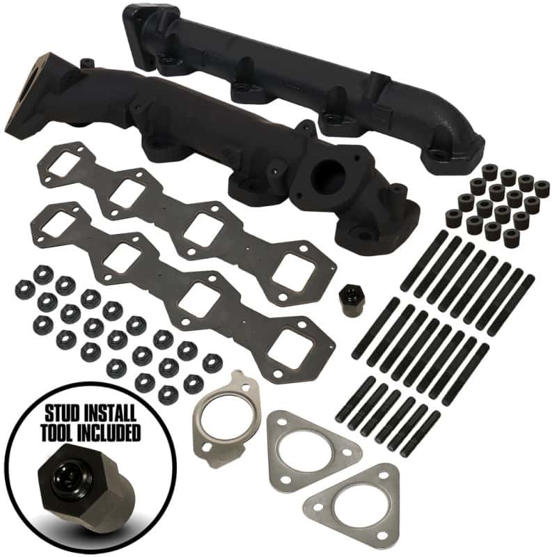 BD Diesel — BD Diesel Exhaust Manifold Kit - Ford 2015-2019 F250 6.7L PowerStroke
EXHAUST MANIFOLD KIT - view 4