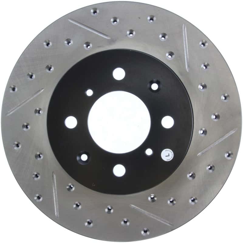 Stoptech — StopTech 90-01 Acura Integra (exc. Type R) / 01-05 Honda Civic / 07+ Honda Fit / 93-97 Del Sol VTEC
Slot/Drill Rotor - view 2