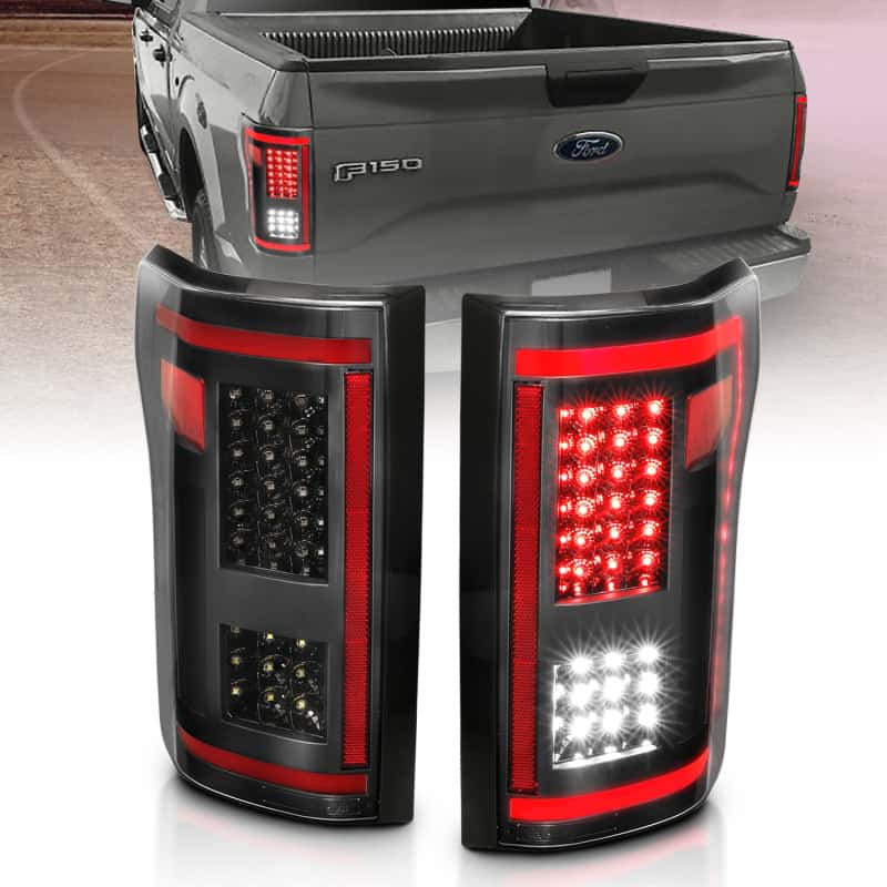 ANZO — ANZO 15-17 Ford F-150 LED Taillights Black w/ Sequential
Tail Light Set
LED Taillights - view 1