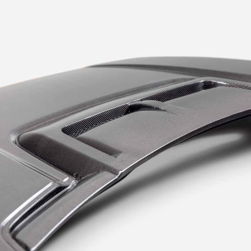 Anderson Composites — Anderson Composites 21-24 Ford Raptor Type-OE Carbon Fiber Hood - view 7