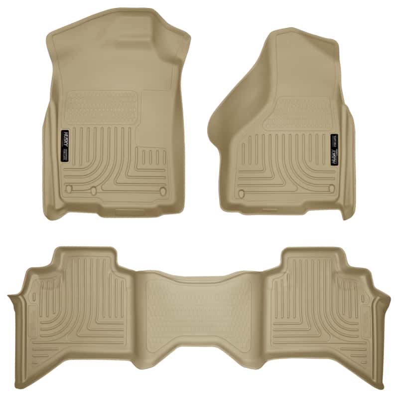 Husky Liners — Husky Liners 03-08 Dodge Ram 1500/2500/3500 Quad Cab WeatherBeater Combo Tan Floor Liners
Floor Liners - view 1