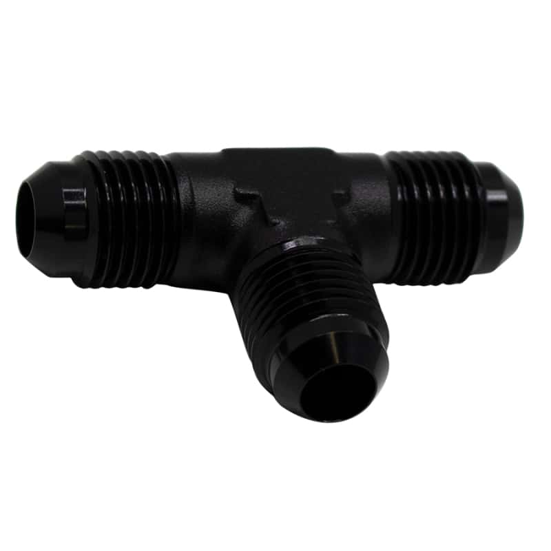 DeatschWerks — DeatschWerks 6AN Male Flare to 6AN Male Flare to 6AN Male Flare Tee Fitting - Anodized Matte Black
Lines & Fittings - view 1