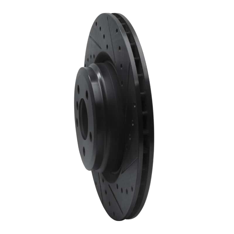 R1 Concepts — R1 09-19 BMW 760LI Rear Right Drilled & Slotted Black Brake Rotor
R1 Brake Rotor Drill - view 2