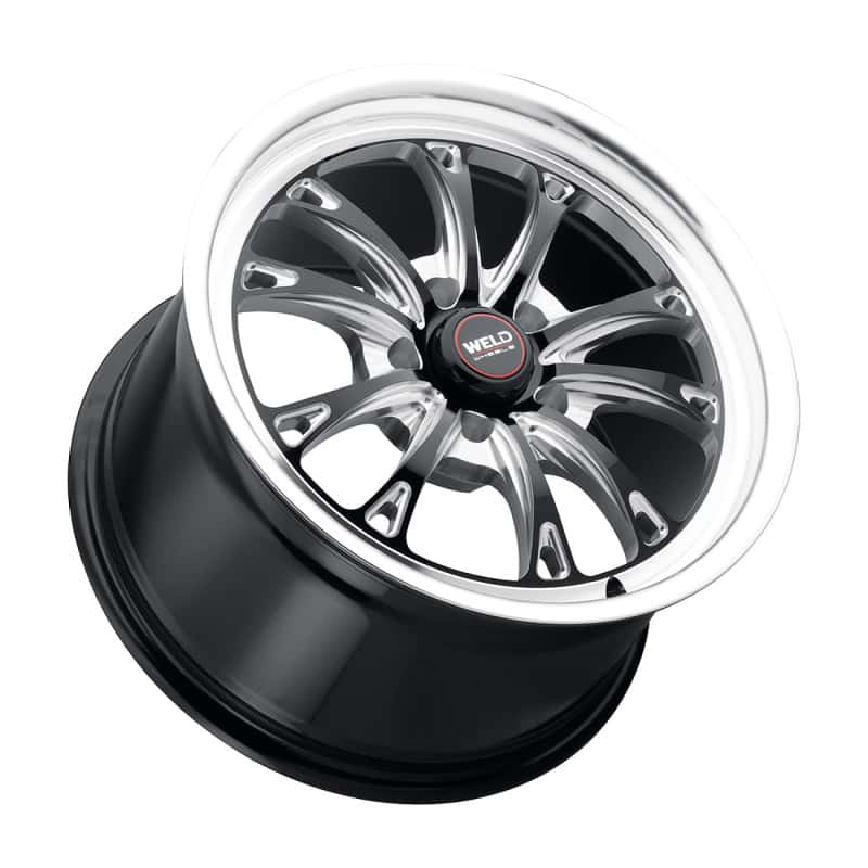 Weld — Weld S157 17X10 Belmont Drag 5X112 ET40 BS7.1 Gloss Black MIL Dia 78.1 - view 2