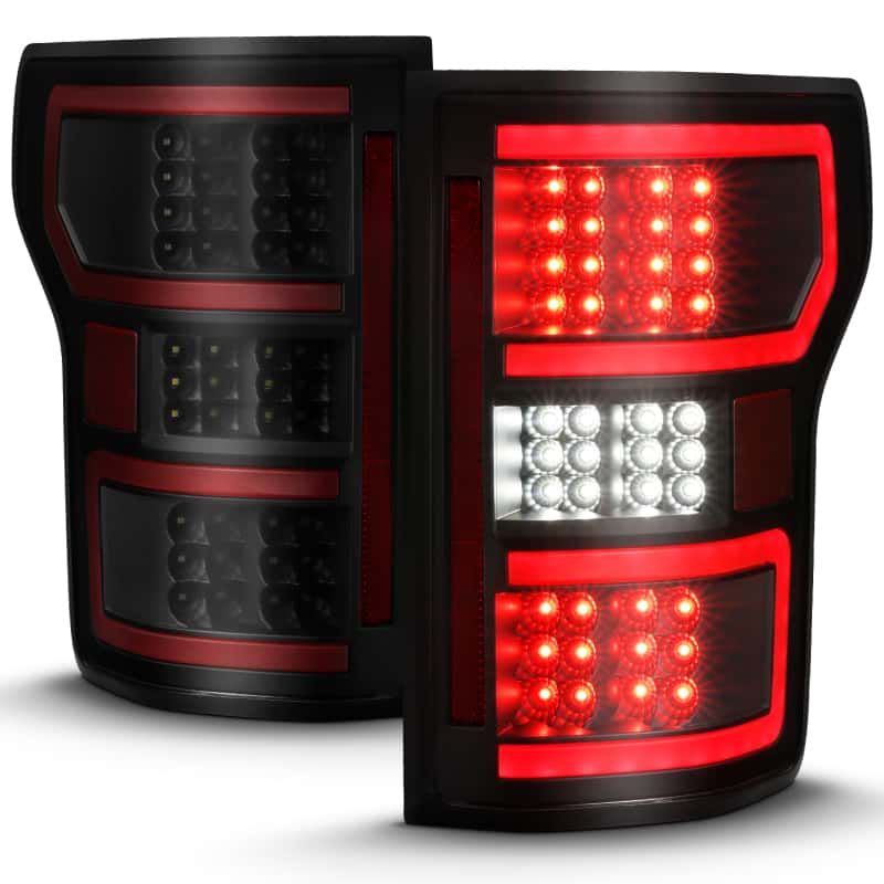 ANZO — ANZO 18-19 Ford F-150 LED Taillight Black Housing Clear Lens Red Light Bar W/Sequential
Tail Light Set
TailLightSet - view 15