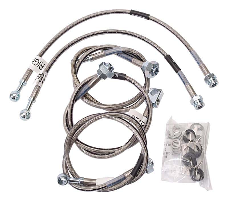 Russell — Russell Performance 01-06 GM Silverado/Sierra HD (All) (Also fits Rancho) Brake Line Kit
Brake Hose Kit - view 3