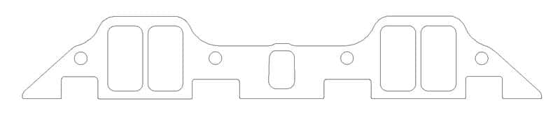 Cometic Gasket — Cometic Chrysler B/RB .060in Fiber Intake Mani Gasket Set-1.229in x 2.310in Rectangle Port
Intake Gasket Set - view 1