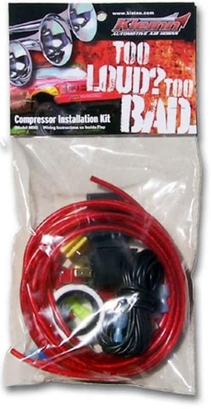 Kleinn Air Horns — Kleinn 12-Volt Air Compressor System Wiring Installation Kit
Wiring Kit - view 3