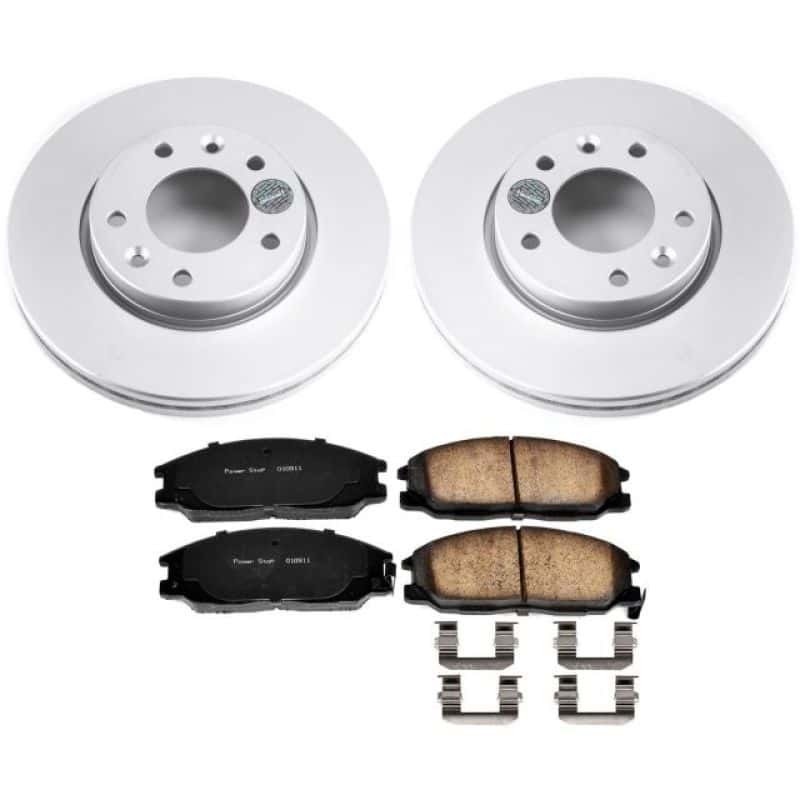 PowerStop — Power Stop 02-04 Kia Sedona Front Z17 Evolution Geomet Coated Brake Kit - view 1
