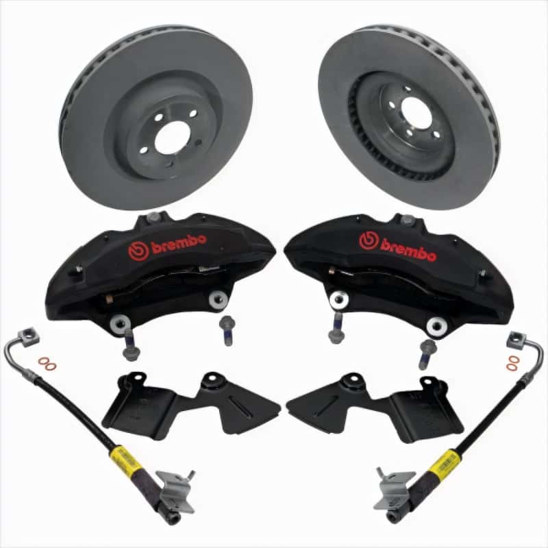 Ford Racing — Ford Racing 2015-2016 Mustang Performance Pack 6 Piston Front Brake Upgrade Kit
DscBrkUpgradeKit - view 2