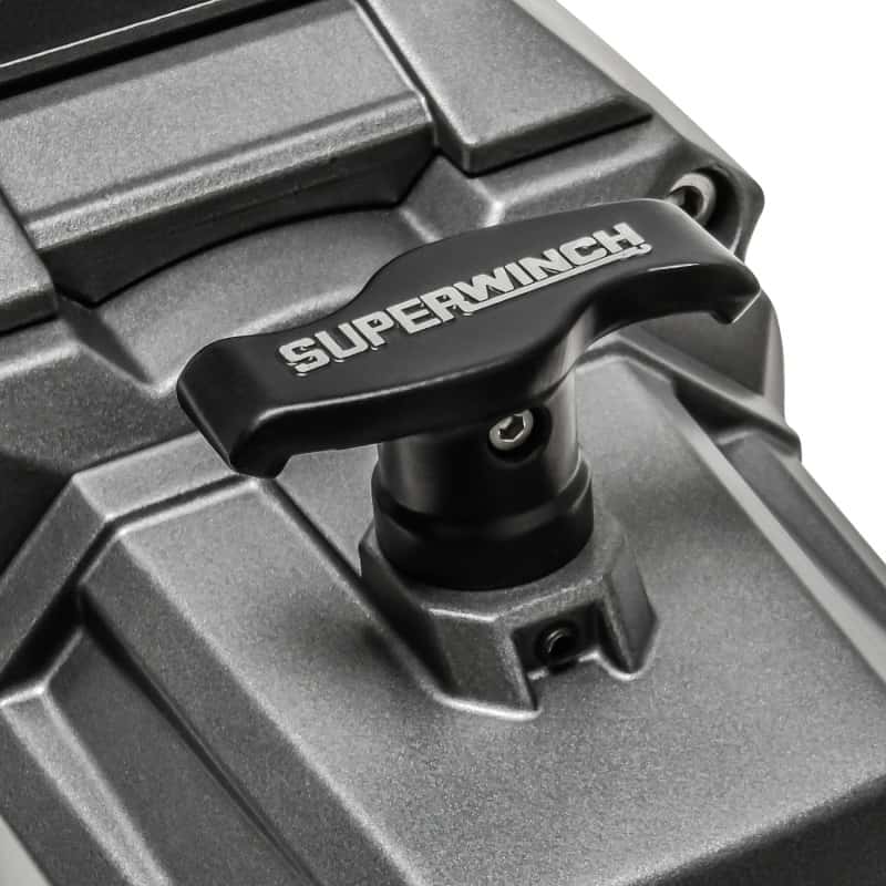 Superwinch — Superwinch 12000 LBS 12V DC 3/8in x 80ft Synthetic Rope SX 12000SR Winch - Graphite
Winch - view 5