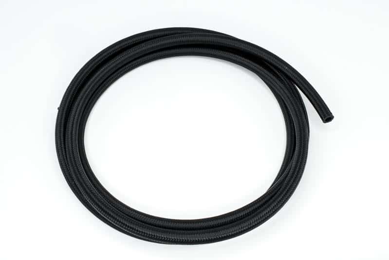 DeatschWerks — DeatschWerks 6AN Black Nylon Braided CPE Hose 10 Feet - view 2