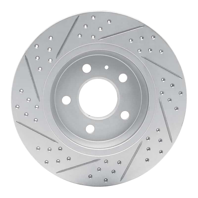 R1 Concepts — R1 08-25 Audi A4 (USA/Canada) Rear Right Drilled & Slotted Geo-Carbon Rotor - view 5