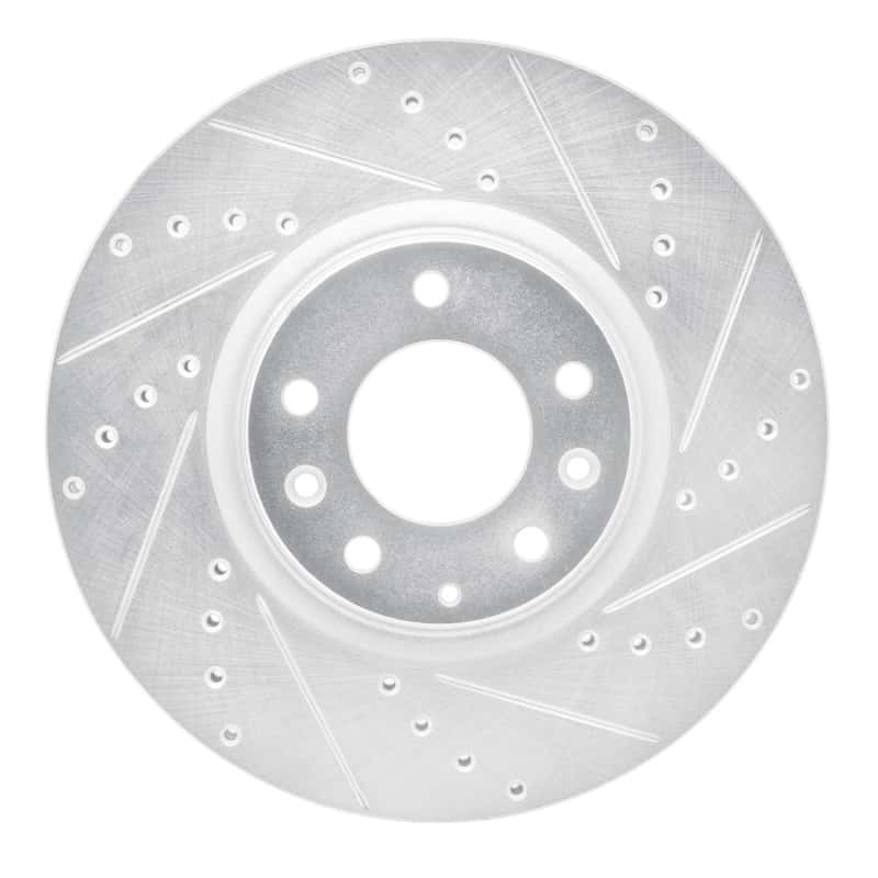 R1 Concepts — R1 06-07 Mazda 6 Front Right Drilled & Slotted Silver Brake Rotor
R1 Brake Rotor Drill - view 1