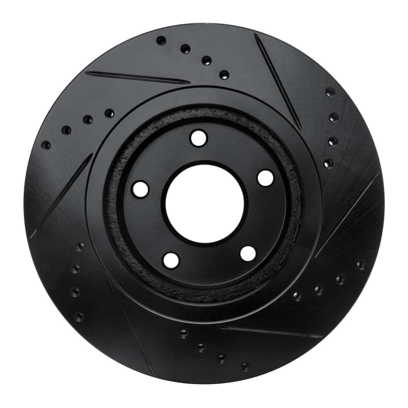 R1 Concepts — R1 07-15 Nissan Sentra Front Left Drilled & Slotted Black Brake Rotor
R1 Brake Rotor Drill - view 5