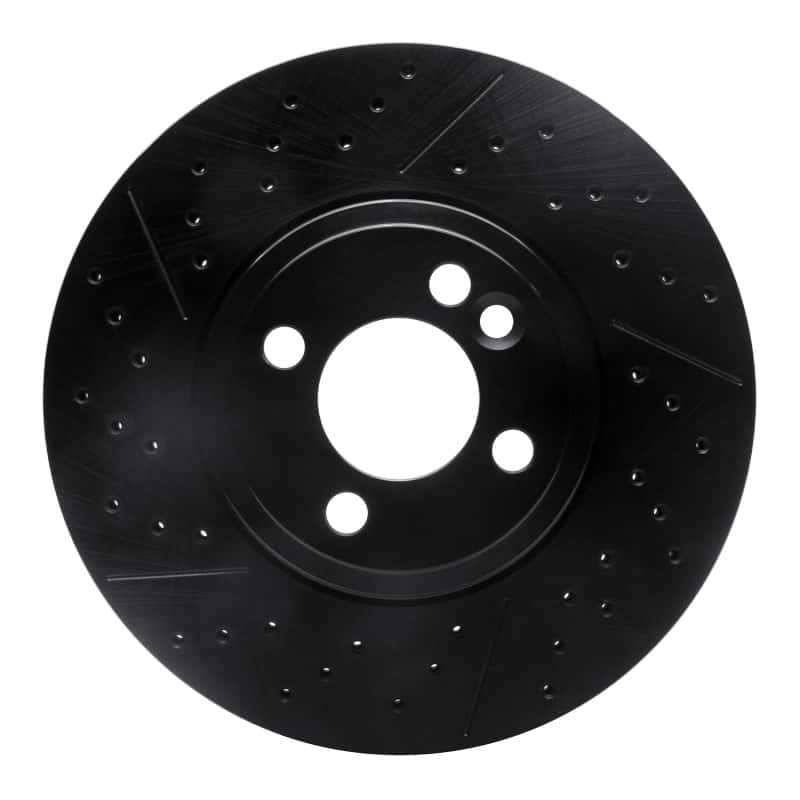 R1 Concepts — R1 07-15 Mini Cooper Clubman Front Drilled & Slotted Black Brake Rotor
R1 Brake Rotor Drill - view 1