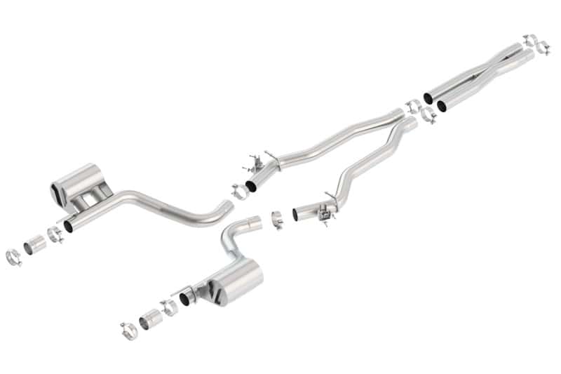 Borla — Borla 15-16 Dodge Charger Hellcat 6.2L V8 ATAK Catback Exhaust w/ Valves No Tips Factory Valance
Cat-Back System - view 3