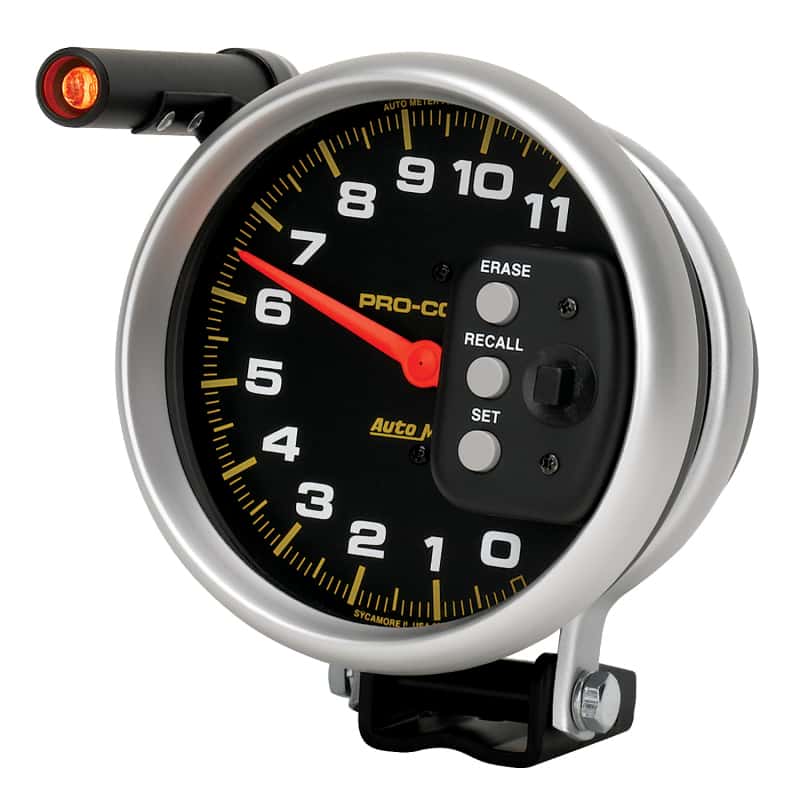 AutoMeter — Autometer 5 inch 11000 RPM Single Range w/ Pro-Comp 2 & Memory Tachometer
5" TACH, 11,000 RPM, - view 7