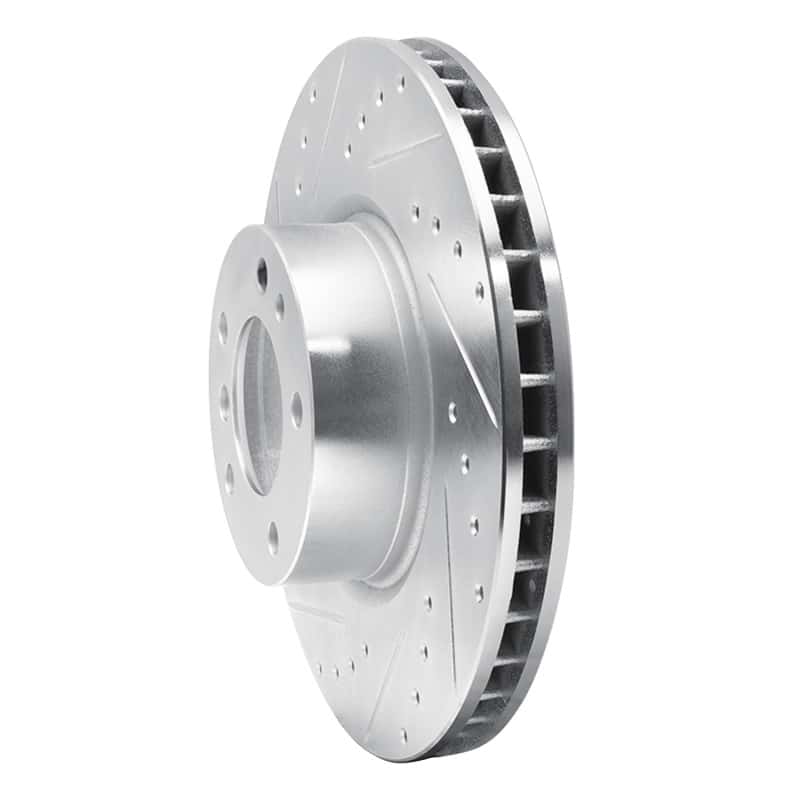 R1 Concepts — R1 93-97 BMW 850CI Front Left Drilled & Slotted Silver Brake Rotor
R1 Brake Rotor Drill - view 2