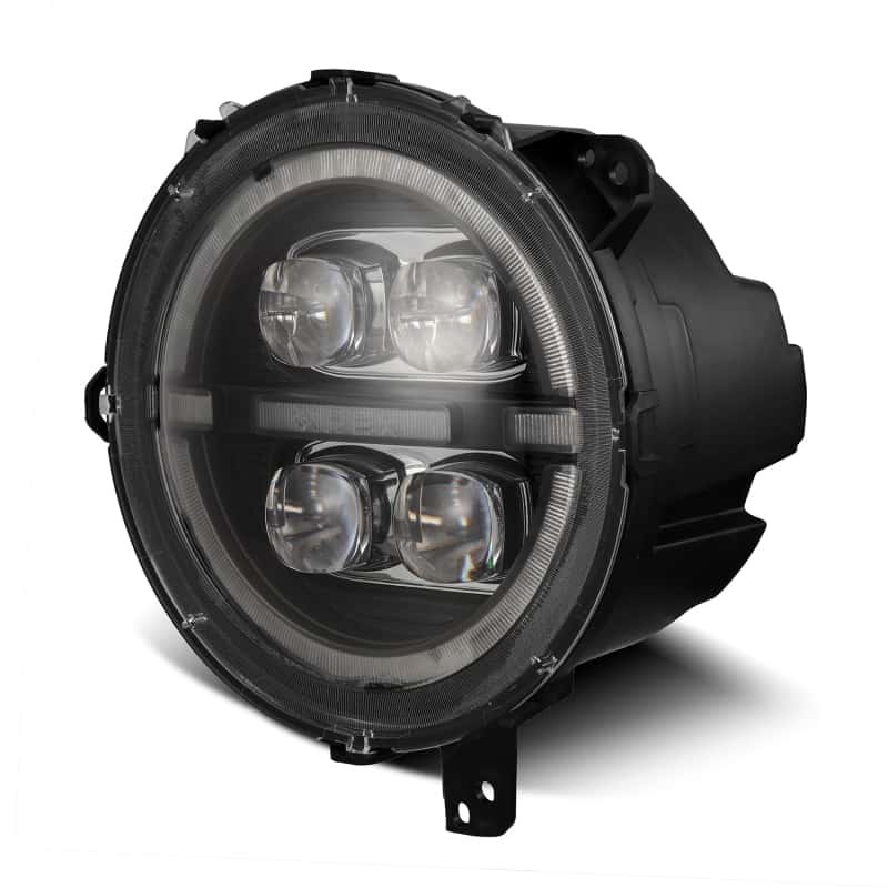 AlphaRex — AlphaRex 18-23 Jeep Wrangler JL/Gladiator JT LED Proj Headlights Black w/ Activ Light/Seq Signal/DRL
Projector Headlights - view 3