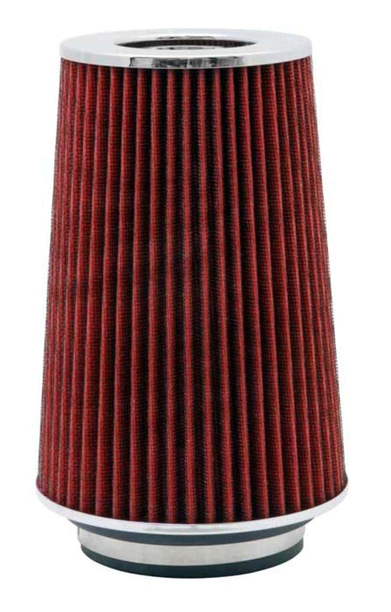 K&N Engineering — K&N Universal Air Filter Chrome Round Tapered Red - 4in Flange ID x 1.125in Flange Length x 9.5in H
Universal Clamp-On A
Clamp-on Air Filter - view 9
