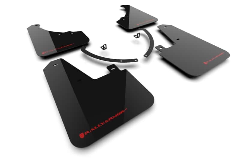 Rally Armor — Rally Armor 24-26 Hyundai Santa Fe Black Mud Flap w/Red Logo
Mud Flap - view 1