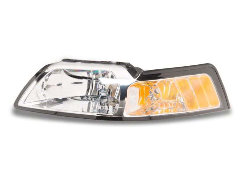 Raxiom — Raxiom 99-04 Ford Mustang Axial Series OEM Style Replacement Headlights- Chrome Housing (Clear Lens)
Headlights - view 3