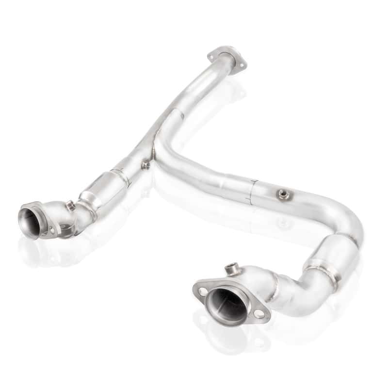 Stainless Works — Stainless Works 15-18 F-150 3.5L Downpipe 3in High-Flow Cats Y-Pipe Factory Connection
Exhaust System - view 5