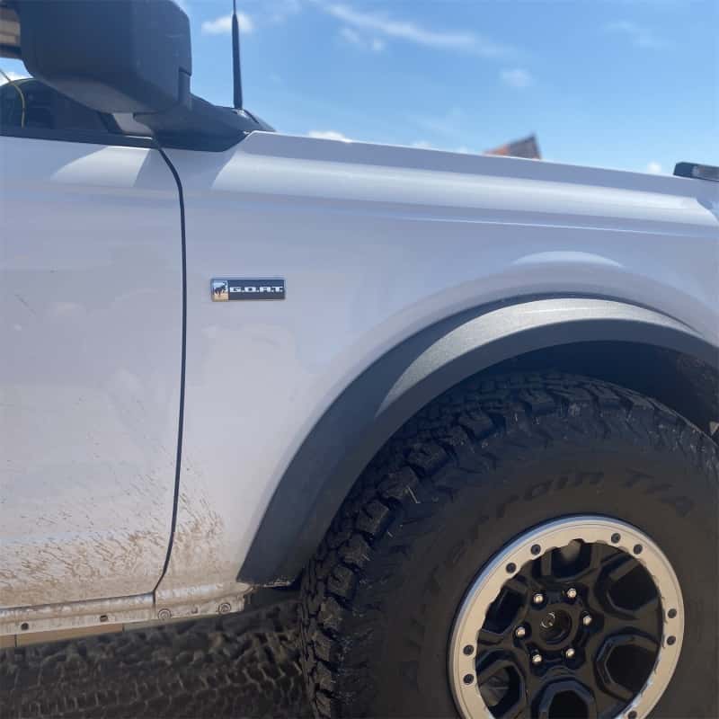 Ford Racing — Ford Racing Bronco/Bronco Sport G.O.A.T. Badge - Black/Chrome
Grl/FndVnt/BdyKt - view 4