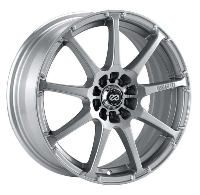 Enkei — Enkei EDR9 17x7 5x100/114.3 45mm offset 72.6 Bore Diameter Silver Wheel - view 1