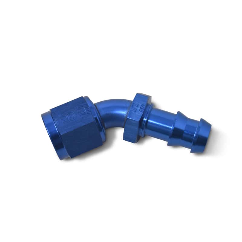 Russell — Russell Performance -6 AN Twist-Lok 45 Degree Hose End (Blue)
Hose Fitting - view 4