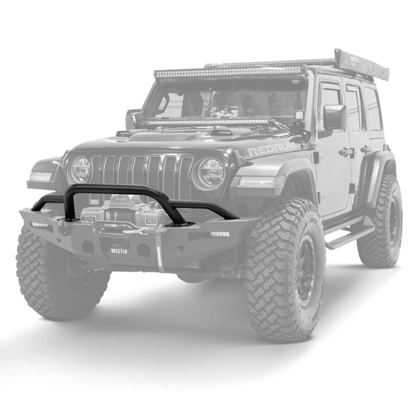 Westin — Westin 20-25 Jeep Gladiator / 18-25 Wrangler JL XTS Round Bull Bar - Tex. Blk
Bull Bar - view 4