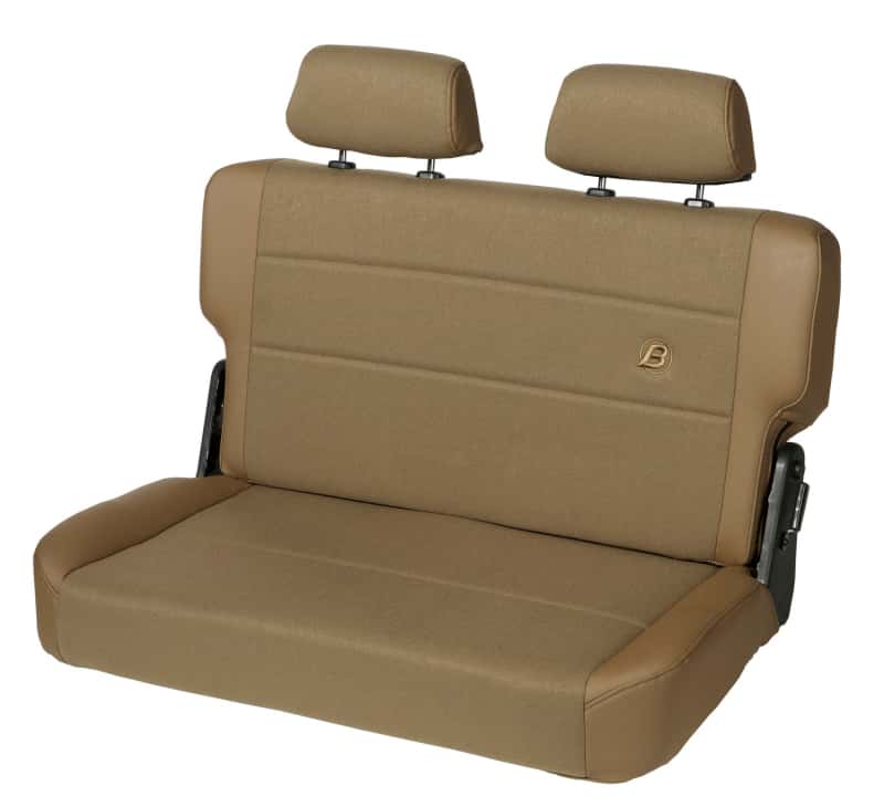 Bestop — Bestop N-Tumble Seat - 55-83 Jeep Cj5 Rear Trailmax II Fold (Center Fabric Insert Spice)
Fold-N-Tumble Seat - view 1