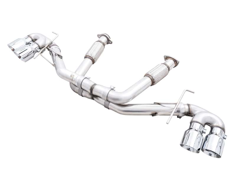 AWE Tuning — AWE Tuning 2020 Chevrolet Corvette (C8) Track Edition Exhaust - Quad Chrome Silver Tips
Track Exhaust - view 1