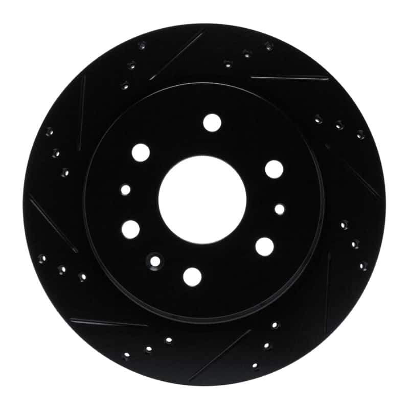 R1 Concepts — R1 19-25 Cadillac Escalade Rear Left Drilled & Slotted Black Brake Rotor
R1 Brake Rotor Drill - view 1