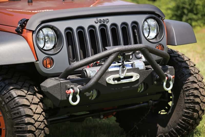 Rugged Ridge — Rugged Ridge Double X Striker Black 76-86 Jeep CJ 87-18 Jeep Wrangler
OFFROAD_BUMPERS
Winch Guard - view 4